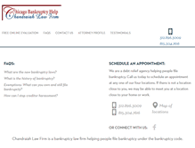 Tablet Screenshot of chicagobankruptcyhelp.com